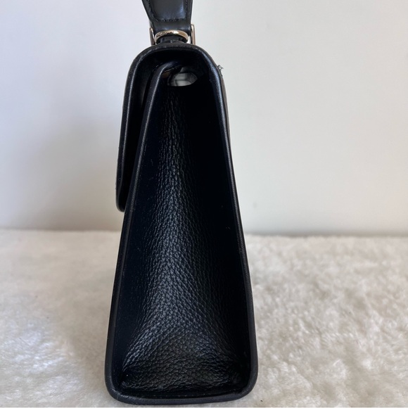 Burberry Leather Satchel Top handle Two Way Bag - Picture 12 of 16